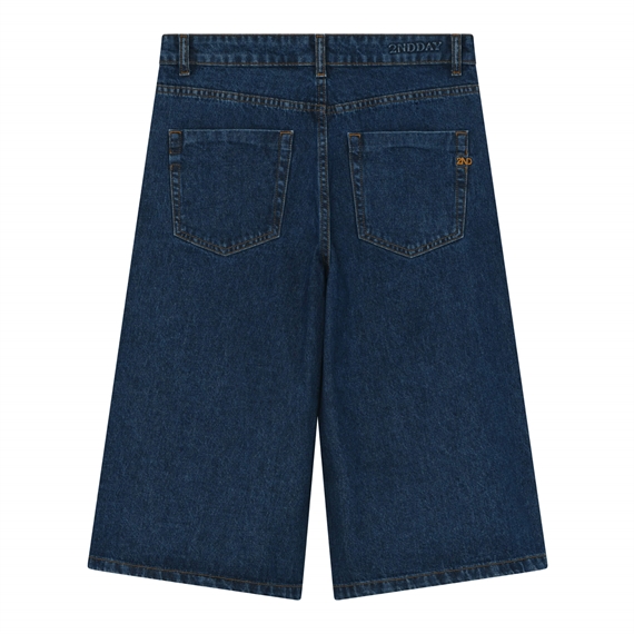 2NDDAY Rilyn Corsica Blue Denim Shorts, Intense Blue
